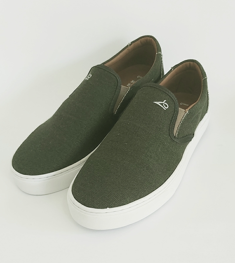 Tenis verde sales militar masculino